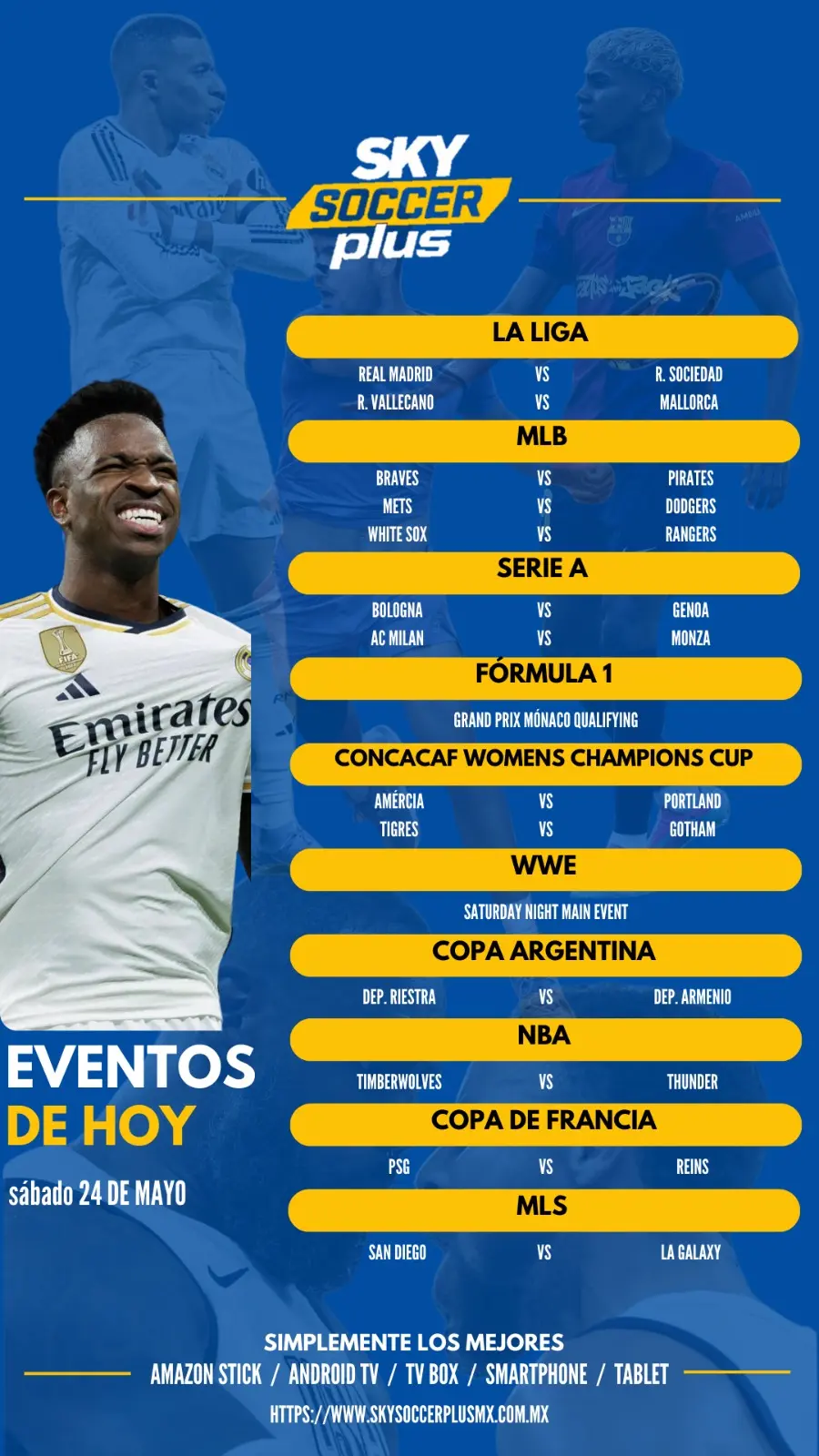 Cliente usando Sky Soccer Plus