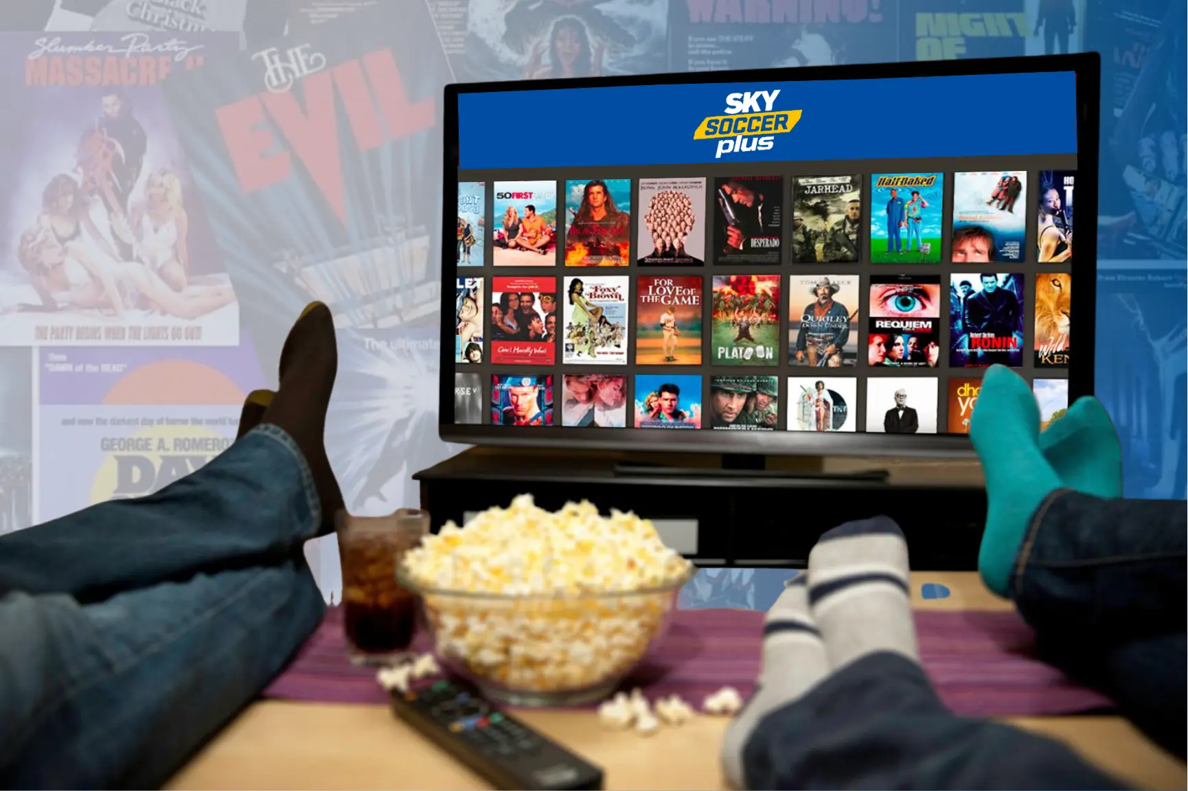Sky Soccer Plus fondo principal