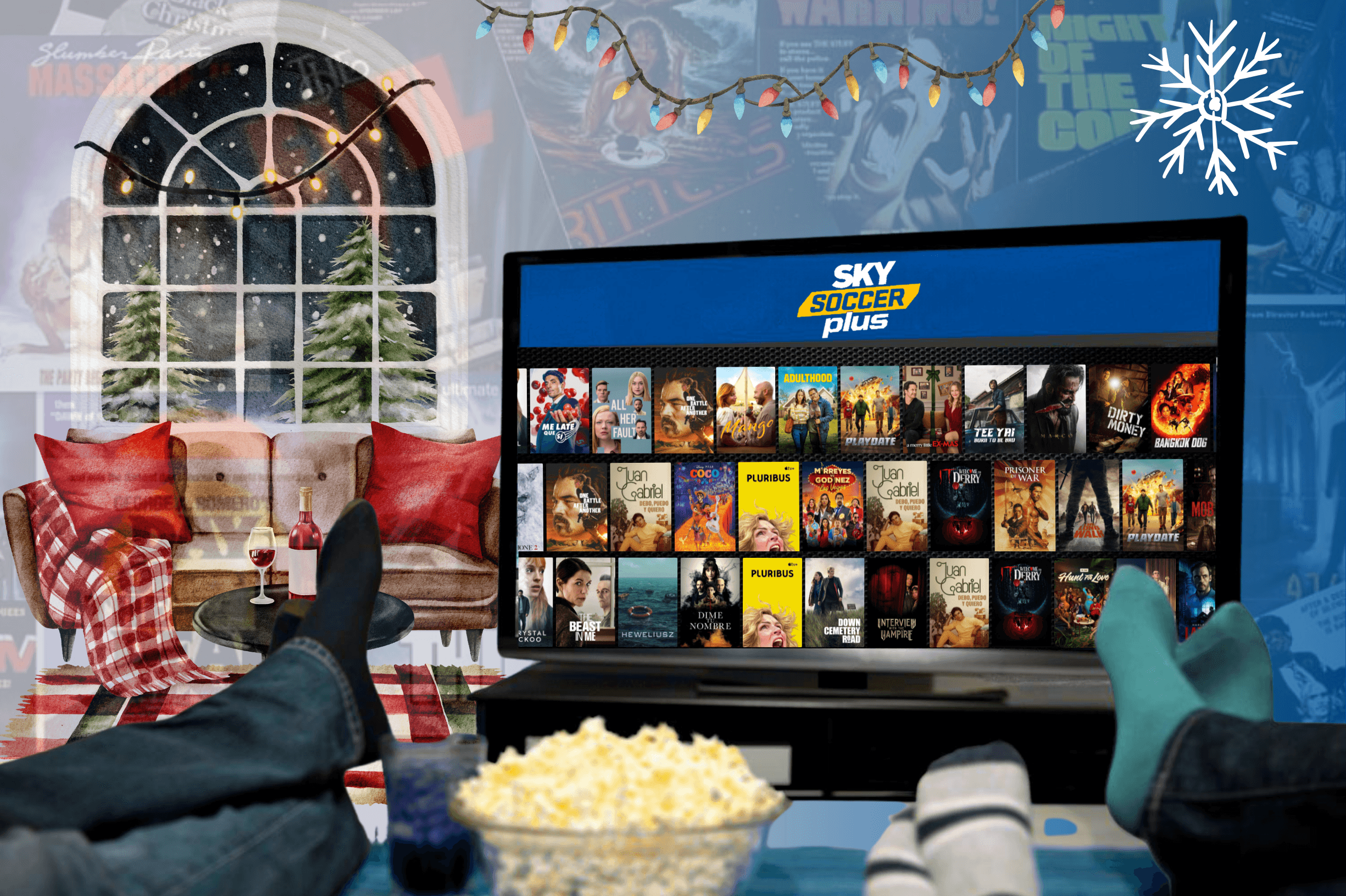 Sky Soccer Plus fondo principal