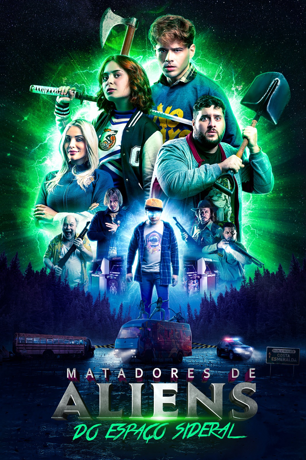 Matadores de Aliens do Espaço Sideral: Asesinos de Aliens del Espacio Sideral (Dual)